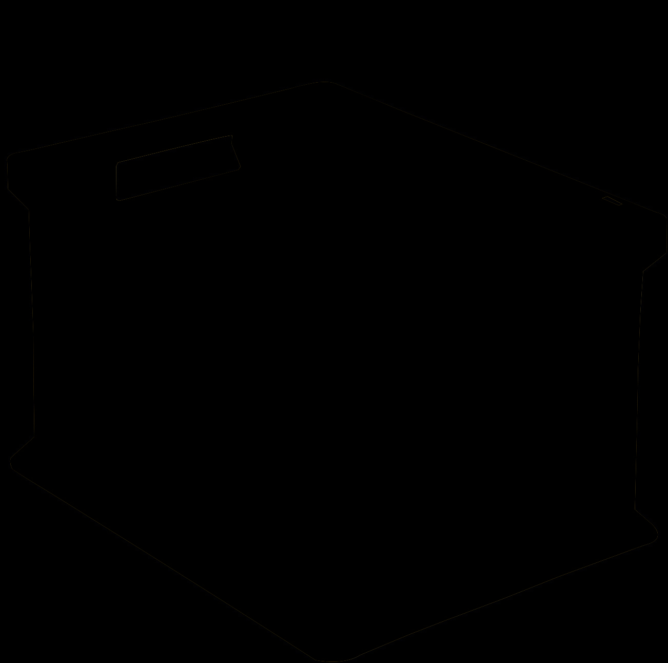 Cajas apilables BN Norma Europea, abertura frontal, azul, 1289