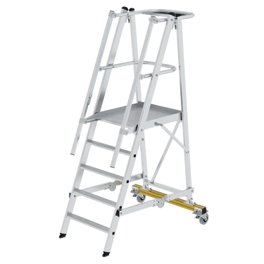 Fahrbare Aluminium-Podestleitern