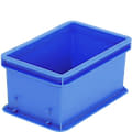 Bacs gerbables norme Europe, série BN, parois fermées, bleu, 1270