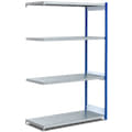 Legbordstellingen type L - draagvermogen/niveau 100 kg, blauw, verzinkt, 20070