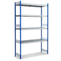 Grootvakstellingen met stalen legborden, blauw, 27127
