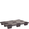 Heavy duty pallets K2 with feet, black, 20042
