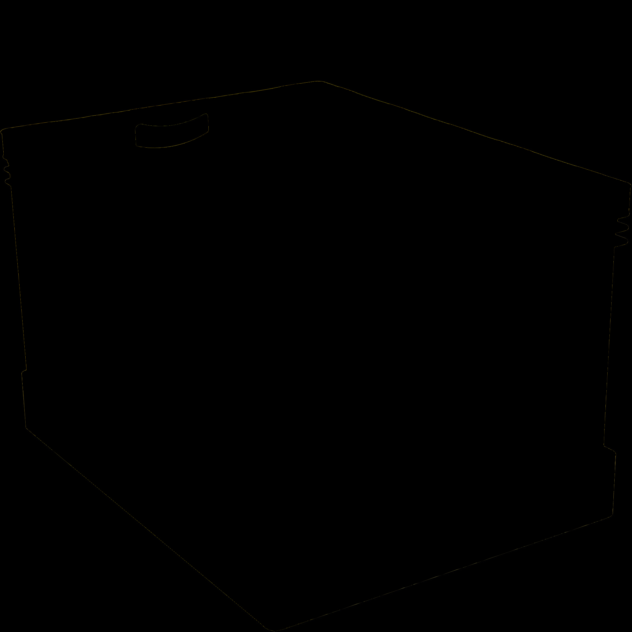 Stohovacie euro prepravky XL, s otvorom na kratšej strane, modrá, 22575