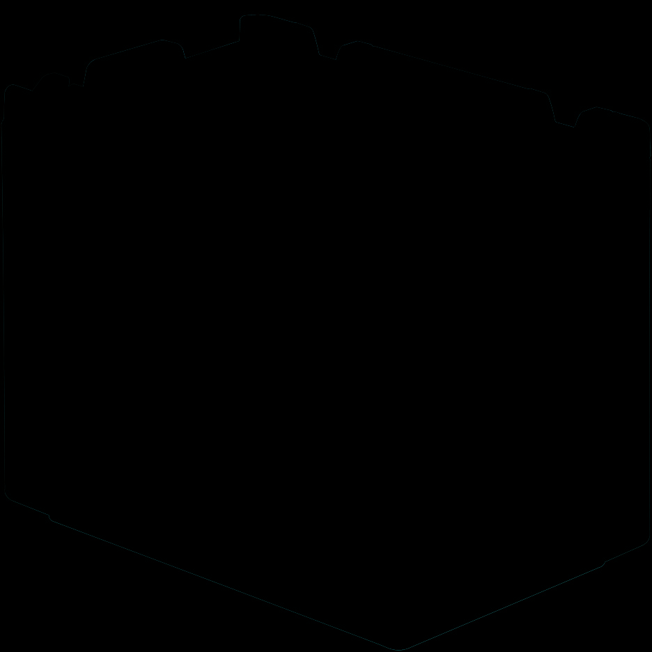 Stohovacie euro prepravky XL, s plnými stenami, červená, 30414