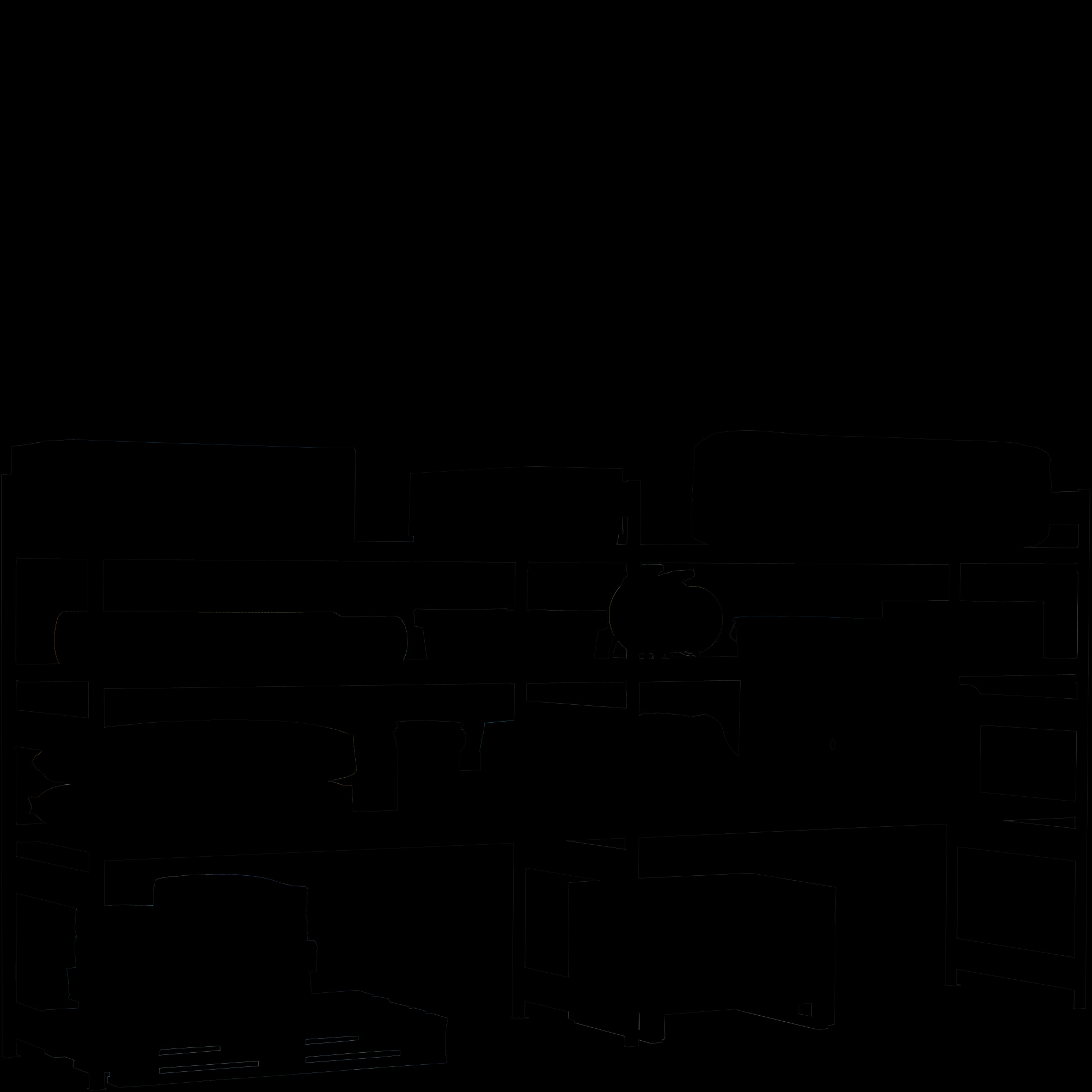 Shelving with extra large steel shelves, galvanised, 47-39231