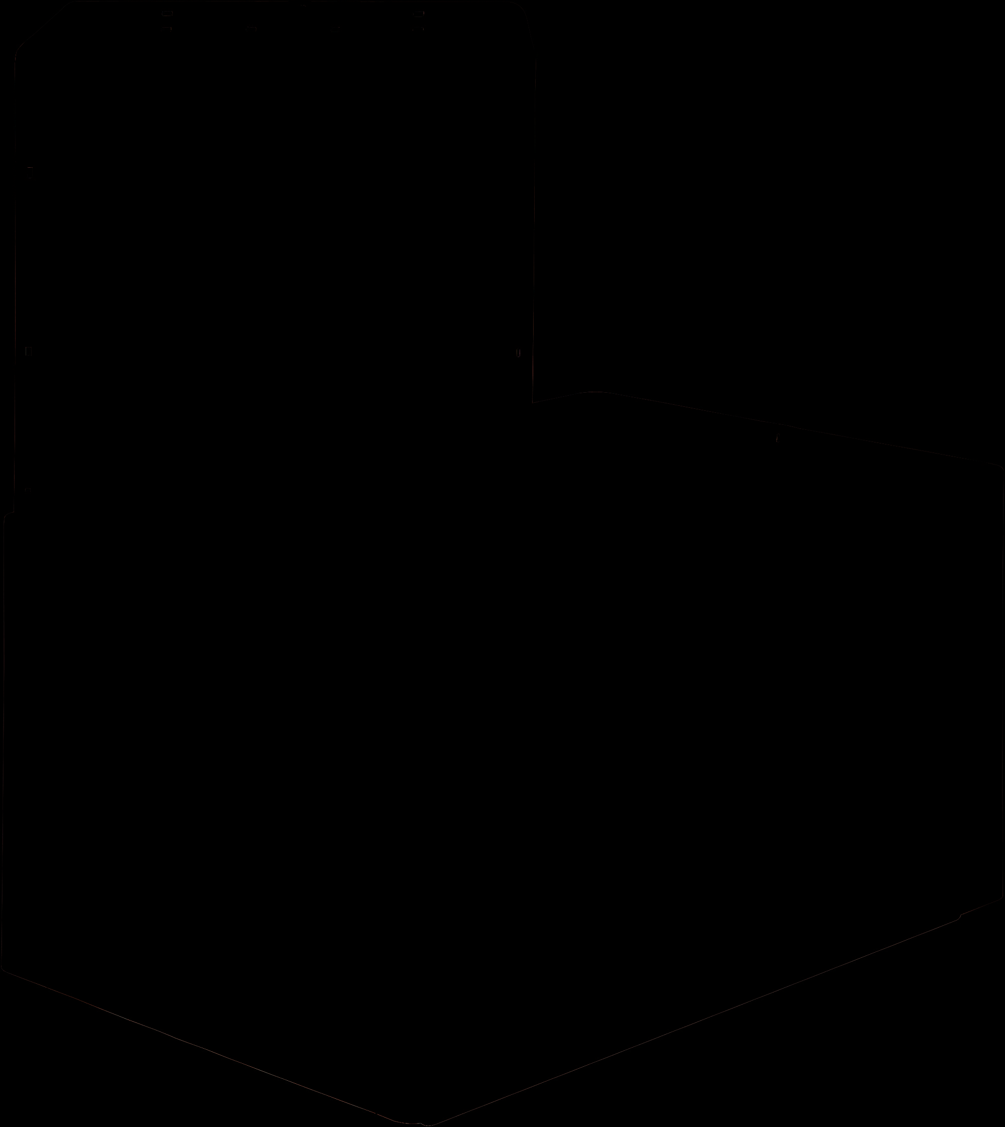 Small parts containers KLT with double base, turquoise, 17506