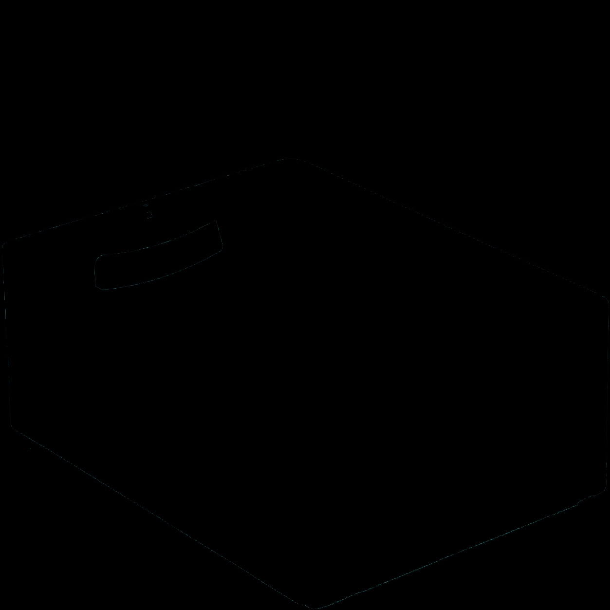 Stohovacie euro prepravky XL, červená, 14506