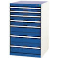 Drawer cabinets, blue, light grey, 41402