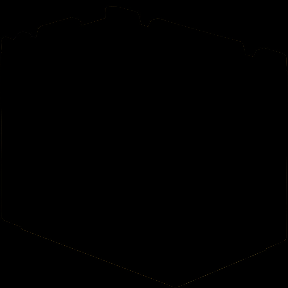 Stohovacie euro prepravky XL, s plnými stenami, modrá, 30413