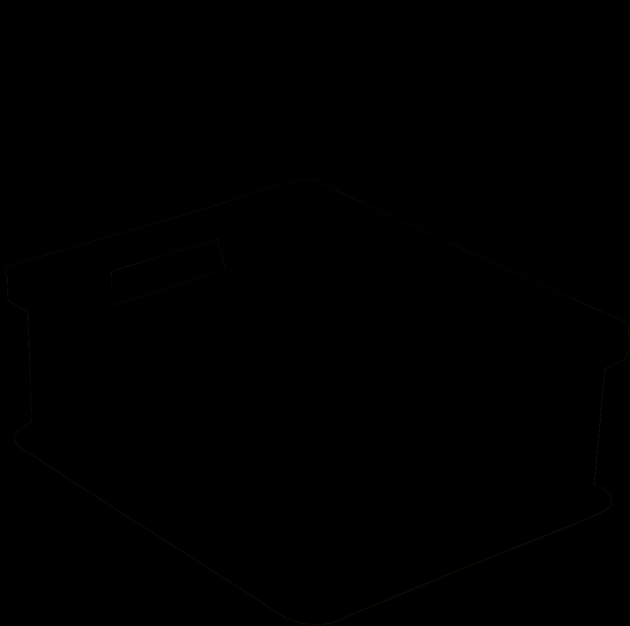 Cajas apilables BN Norma Europea, con paredes cerradas, azul, 1271