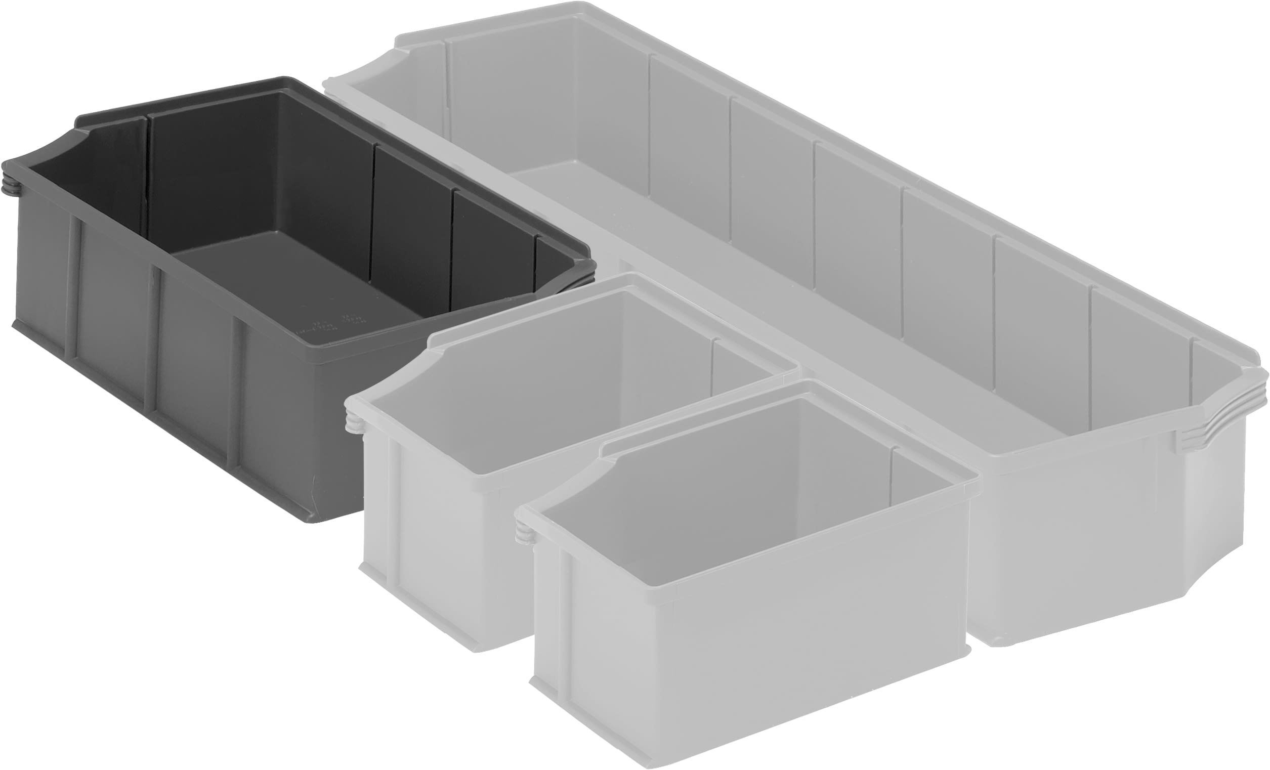 Pojemniki wkładane, EK, szary, 9-20002