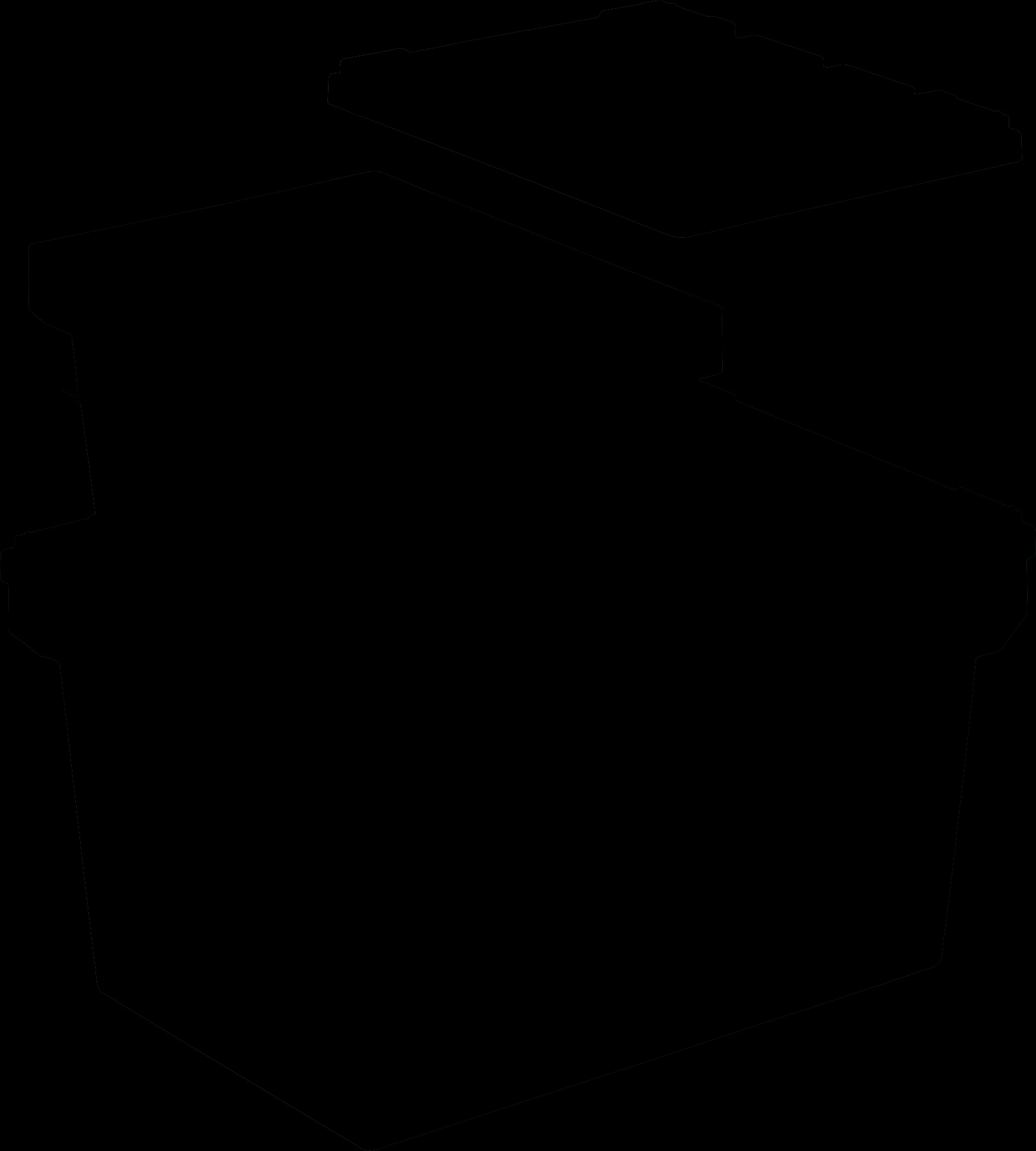 Containers for hazardous substances, purple red, 6551