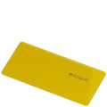 Magnetic label pouches, 2 sides open, yellow, MEH1358