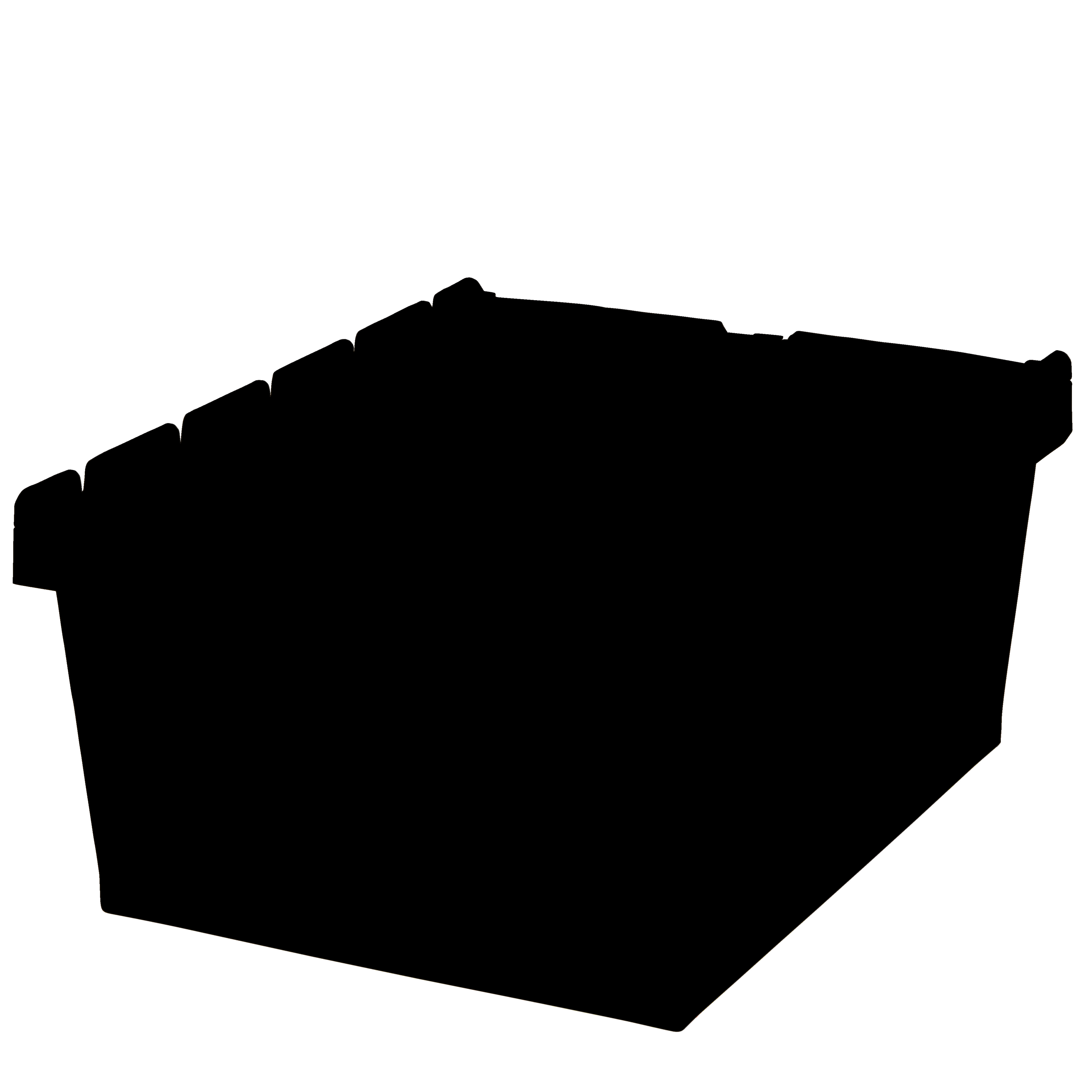 Mehrwegbehälter MB - Sonderlösungen, taubenblau, IMG_3260140