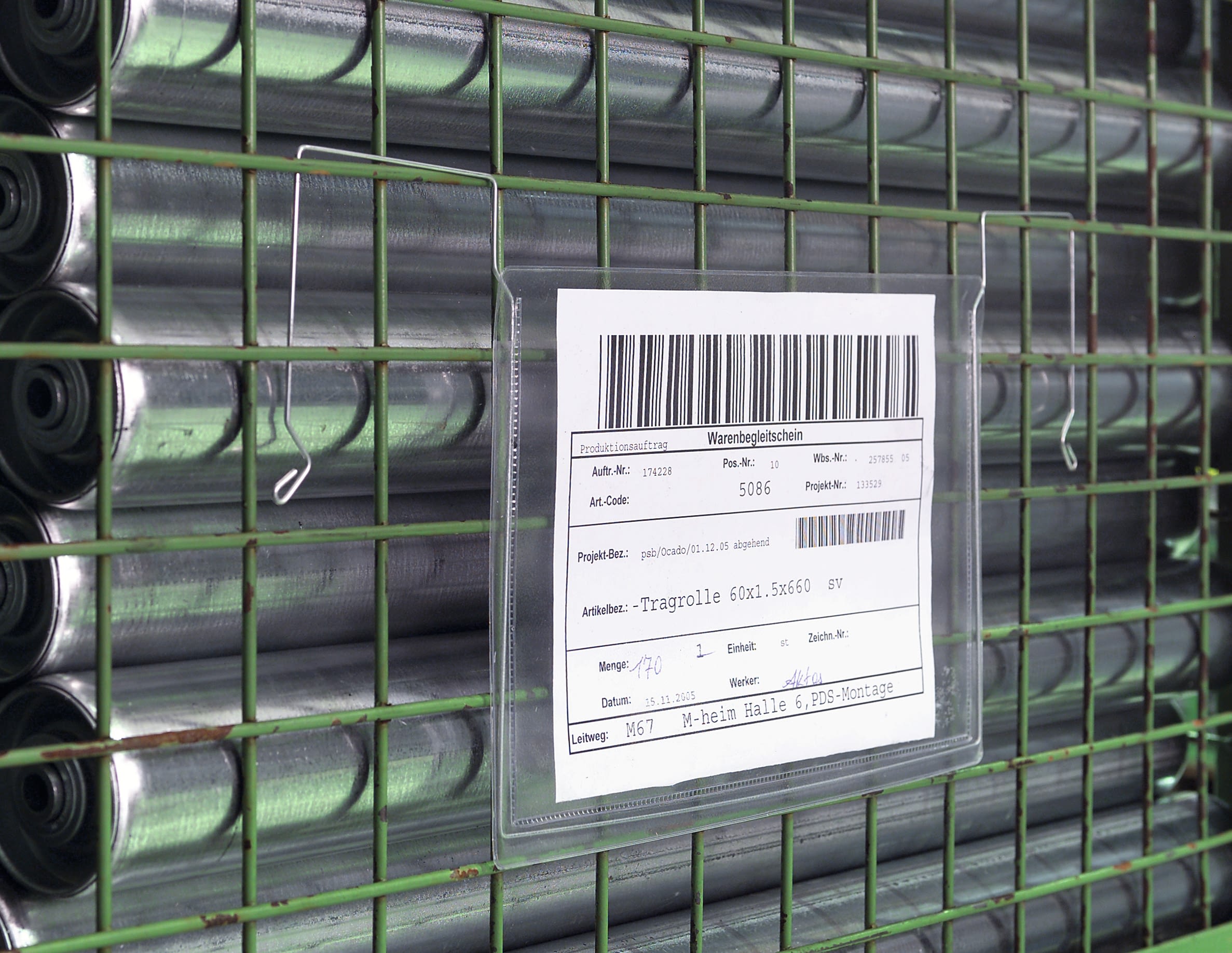 Drahtbügeltaschen, 1 Seite offen, transparent, 11320