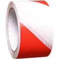 Bandes de signalisation auto-adhésives, rouge/blanc, 20815