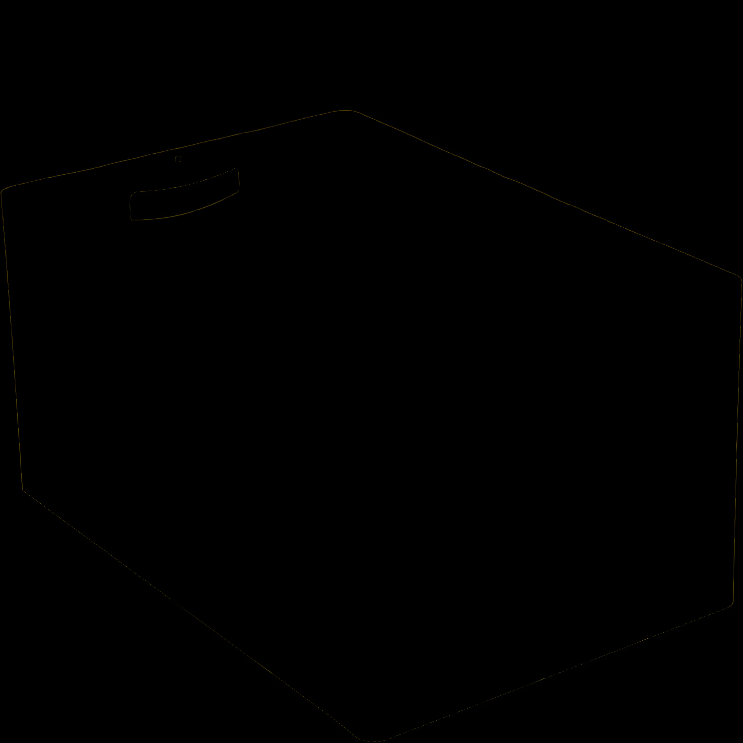 Stohovacie euro prepravky XL, s otvorom na kratšej strane, modrá, 14992