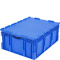Eurostapelbakken XL met dubbele bodem, blauw, 20265