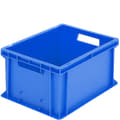 European size stacking containers BN, solid sides, blue, 1272
