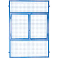 Uitgaveloketten, rooster, zware uitvoering, blauw, TWAB