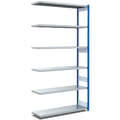 Fachbodenregale Typ EL - Fachlast 100 kg, blau, verzinkt, 17000