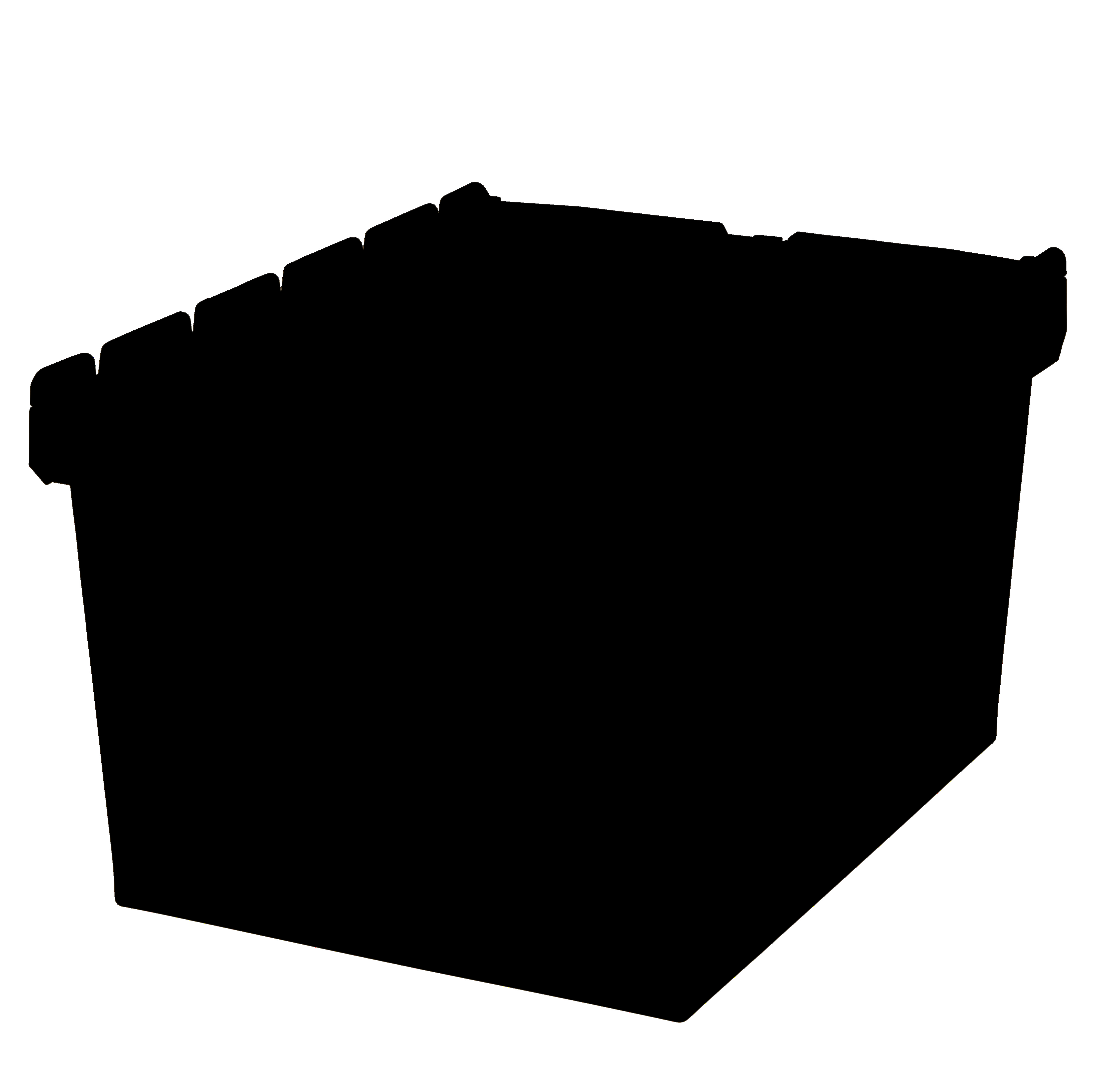 Mehrwegbehälter MB - Sonderlösungen, taubenblau, IMG_3260036