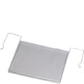 Drahtbügeltaschen, 1 Seite offen, transparent, 21104