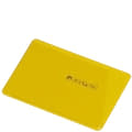 Magnetyczne uchwyty do etykiet, otwarte z 2 stron, żółty, MEH9758