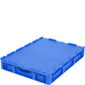 Eurostapelbakken XL met dubbele bodem, blauw, 22591