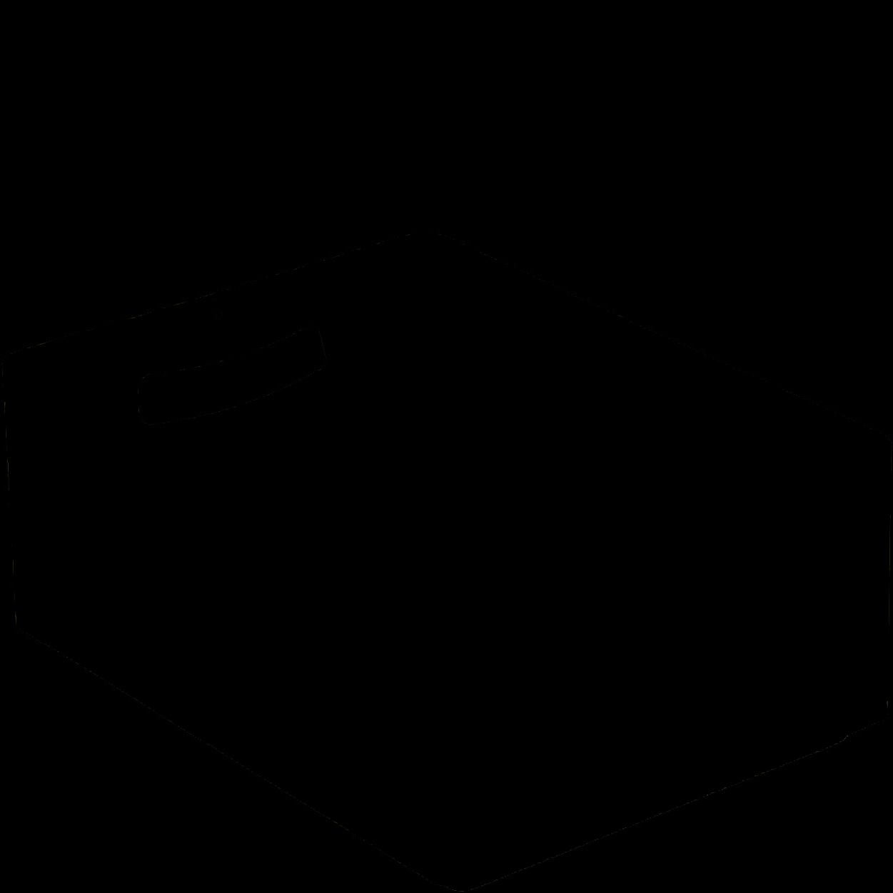 Stohovacie euro prepravky XL, s otvorom na kratšej strane, modrá, 14980
